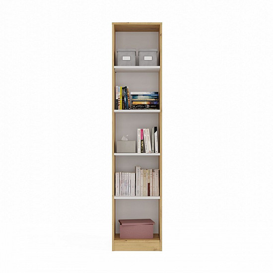 40 CM BOOKCASE ARTISAN/WHITE