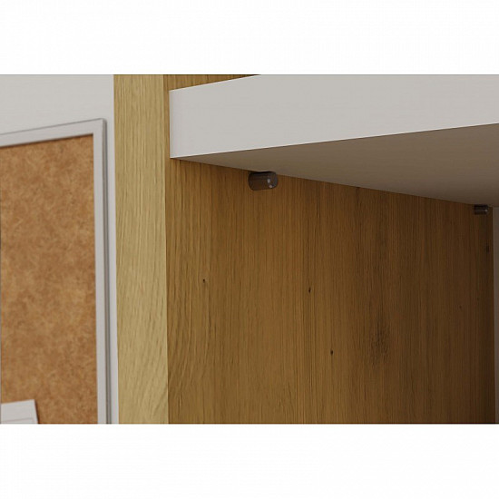 40 CM BOOKCASE ARTISAN/WHITE