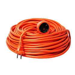 40 m retractable extension cord, PZO40M2x1.0 mm VERTEX