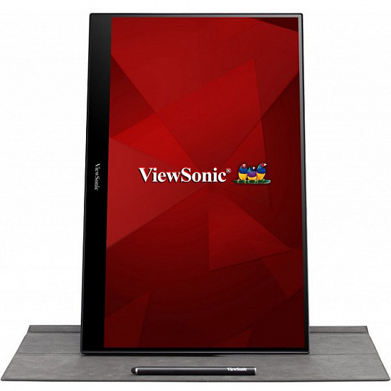 40,6cm/16 (1920x1080) ViewSonic TD1655 16:9 FHD IPS Touch Portable 6,5ms 60Hz MiniHDMI USB-C Speaker silver
