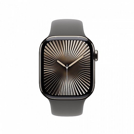 Apple Sportarmband, Steingrau, 42mm (Series 1/2/3), S/M, MXLG3ZM/A