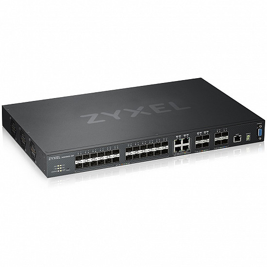 ZyXEL XGS4600-32F - Switch - L3 - managed - 24 x Gigabit SFP + 4 x Kombi-Gigabit-SFP + 4 x 10 Gigabit SFP+