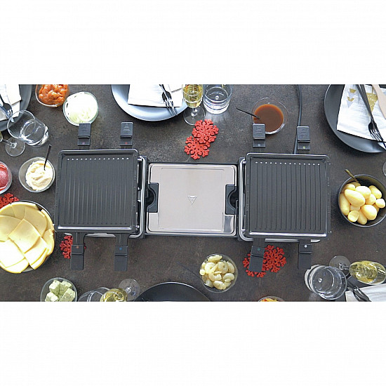 Raclette Extandable schwarz, 1.300 Watt