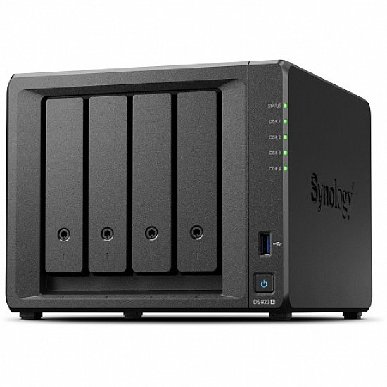 Synology DiskStation DS923+ NAS/storage server Tower Ryzen Embedded R1600 4 GB DDR4L 0 TB DiskStation Manager Black