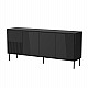 4D ABI chest of drawers 200x45x88 matt black