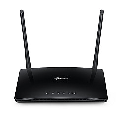 4G LTE Router TL-MR6400 802.11n 300 Mbit/s 10/100 Mbit/s Ethernet LAN (RJ-45) ports 3 Mesh Support No MU-MiMO No 4G Antenna type 2xExternal No USB