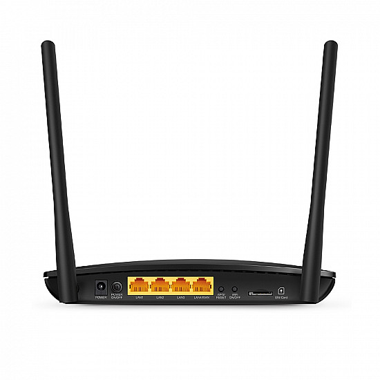 4G LTE Router TL-MR6400 802.11n 300 Mbit/s 10/100 Mbit/s Ethernet LAN (RJ-45) ports 3 Mesh Support No MU-MiMO No 4G Antenna type 2xExternal No USB