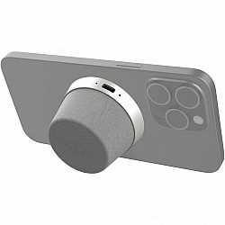 4smarts Bluetooth Lautsprecher SoundForce MagSafe silber/grau - Lautsprecher - 20 KHz
