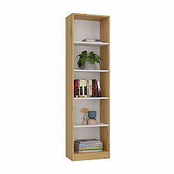 50 CM BOOKCASE ARTISAN/WHITE