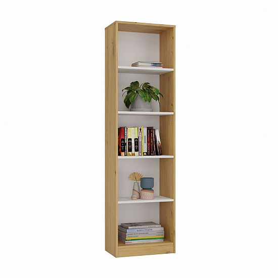 50 CM BOOKCASE ARTISAN/WHITE