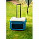 50QT Poly-lite Wheeled Mesh cooler blue white