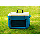 50QT Poly-lite Wheeled Mesh cooler blue white