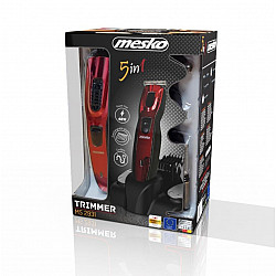 Mesko Trimmer 5 in 1 MS 2931 Cordless Black/Red