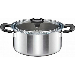 5L pot stainless steel with lid Functional Form