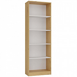 60 CM BOOKCASE ARTISAN/WHITE