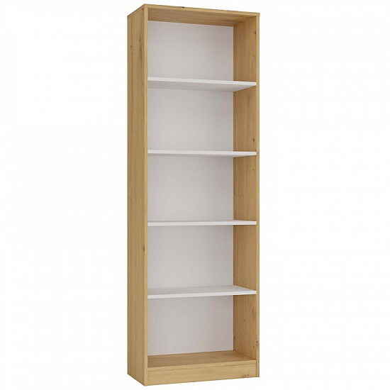 60 CM BOOKCASE ARTISAN/WHITE
