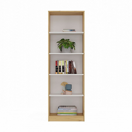 60 CM BOOKCASE ARTISAN/WHITE