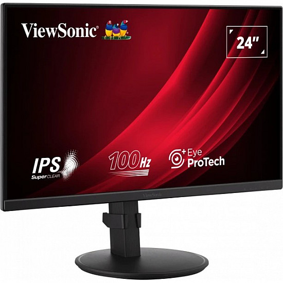 61cm/24 (1920x1080) ViewSonic VG2408A 16:9 FHD IPS 5ms 100Hz HDMI VGA DP Speaker Pivot Black