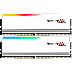64 GB G.Skill DIMM 6000 (2x 32 GB) Dual-Kit (wei, F5-6000J2836G32GX2-RM5NRW, Ripjaws M5 Neo RGB, AMD EXPO)