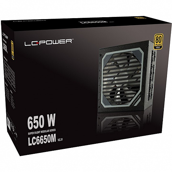 650W LC Power LC6650M V2.31 80+ Gold Kabelmanagement