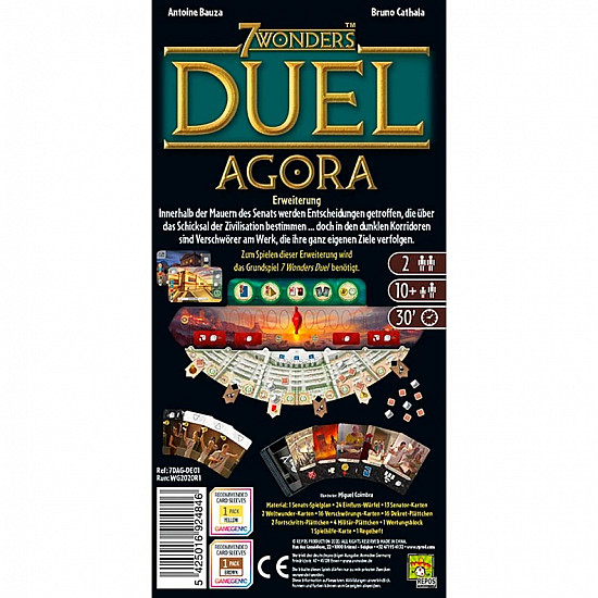 7 Wonders Duel - Agora, Brettspiel Erweiterung