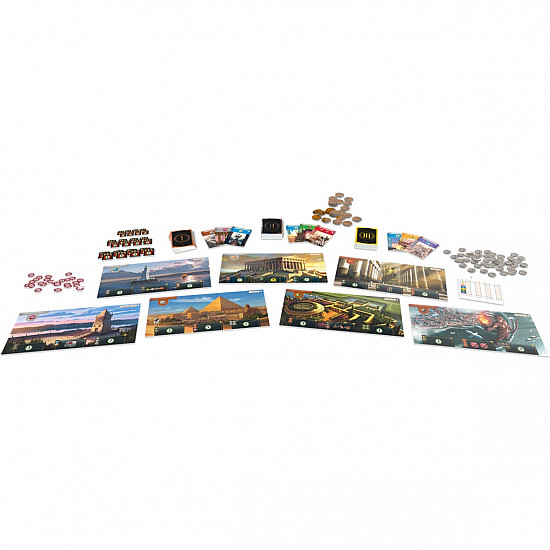 7 Wonders - Grundspiel - neues Design, Brettspiel Kennerspiel des Jahres 2011