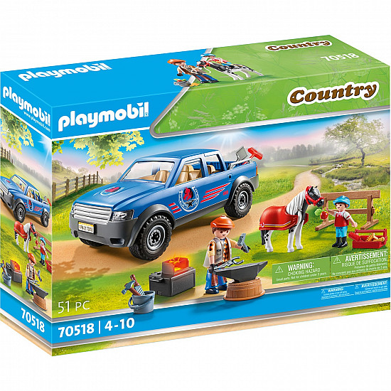 70518 Country Mobiler Hufschmied, Konstruktionsspielzeug