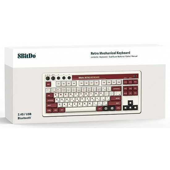 8BitDo Mechanische Tastatur Fami Ed.