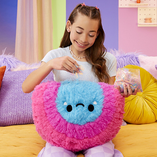 Mascot Fluffie Stuffiez Pillow Fight, Rainbow