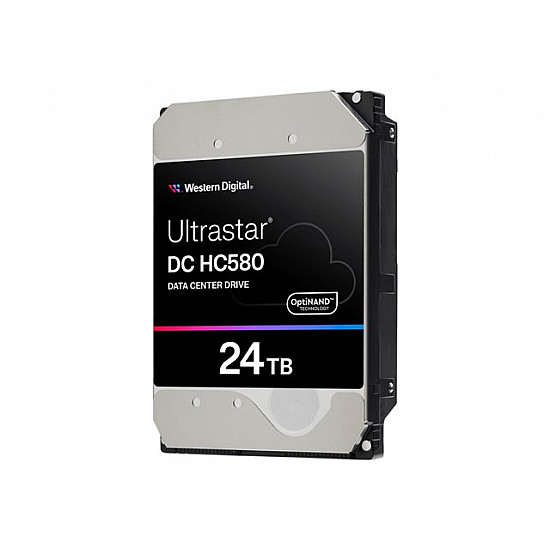 WESTERN DIGITAL ULTRASTAR DC HC580 3.5inch 26.1MM 24TB 512MB 7200RPM SAS ULTRA 512E SE P3 DC