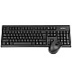 A4Tech 7100N desktop keyboard Mouse included RF Wireless QWERTY English Black