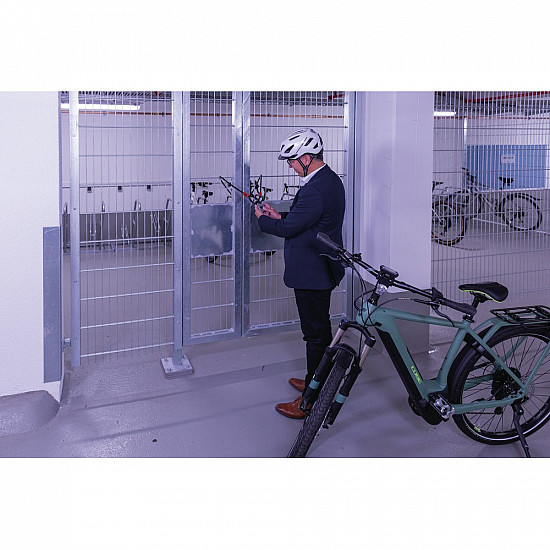 ABUS TOUCH 57/45 Level 6 Schloss Fingerprint silver