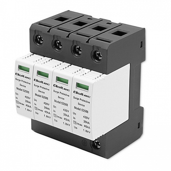AC surge protector arrester, 4P,