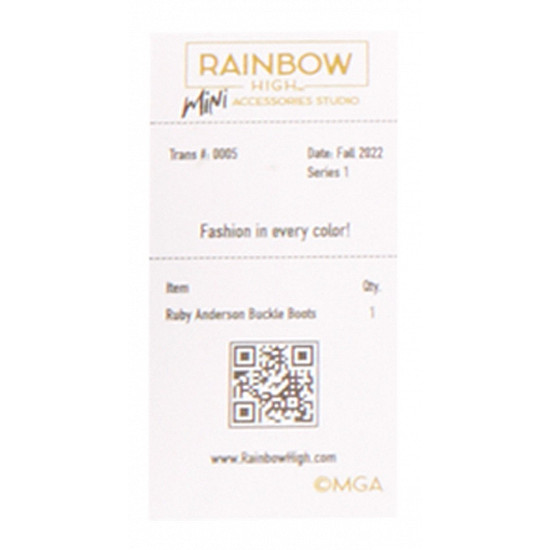 Accessories Rainbow High Shoes Assortment 1 pcs