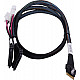 Adaptec Kabel 1x SFF8654 x8 -> SFF8639 2xU.2 intern 0.8m SlimSAS - 2SFF-8639 x4 U.2 tri-mode SAS/SATA/NVMe