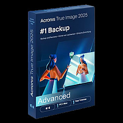 Acronis True Image | Advanced + 500GB Acronis Cloud Storage | 1 PC/MAC  | 1 Year