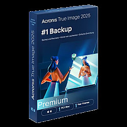 Acronis True Image | Premium + 1 TB Cloud Storage | 1 PC/MAC | 1 Year