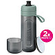 Active + 2 MicroDisc filter bottle pastel green