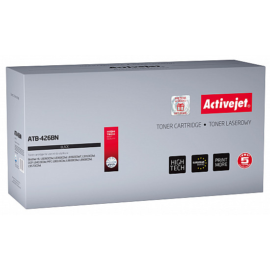 Activejet ATB-426BN toner (replacement for Brother TN-426BK; Supreme; 9000 pages; black)