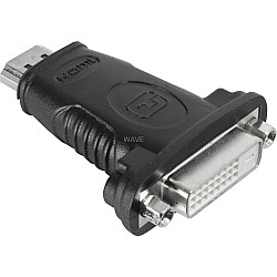 Adapter DVI-D auf HDMI schwarz