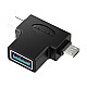 Adapter OTG USB 3.0 to USB-C and Micro USB Vention CDIB0