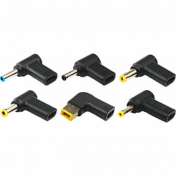 Adapter tips XM022 6-piece black for Xilence GaN USB-C Charger