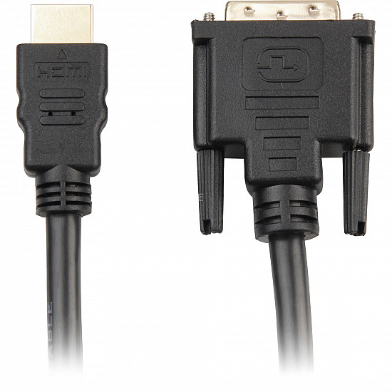 Adapterkabel HDMI > DVI-D schwarz, 3 Meter, Dual Link, 24+1