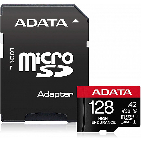 ADATA AUSDX128GUI3V30SHA2-RA1 Memory Card 128 GB MicroSDXC Flash memory class 10 Adapter
