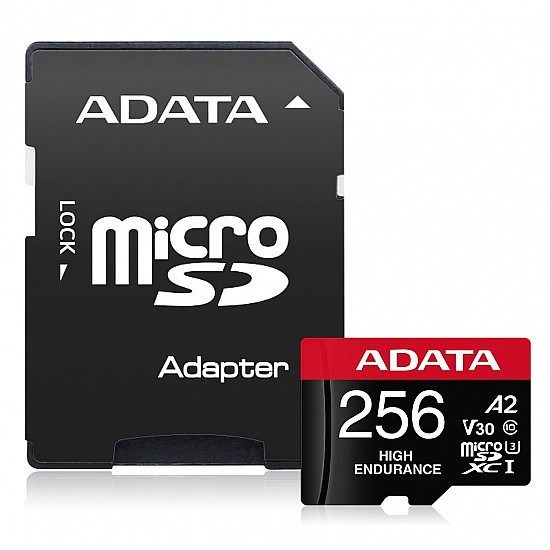 ADATA High Endurance - Flash-Speicherkarte (microSDXC-an-SD-Adapter inbegriffen)