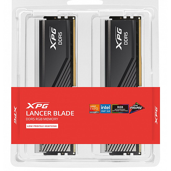 ADATA LANCER BLADE RGB operatyvinė atmintis su 32GB, DDR5 6000MHz ECC 2025