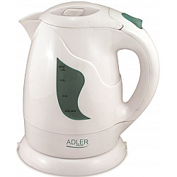 Adler Kettle AD 08 Standard 850 W 1 L Plastic 360° rotational base White
