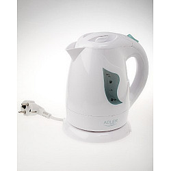 Adler Kettle AD 08 Standard 850 W 1 L Plastic 360° rotational base White