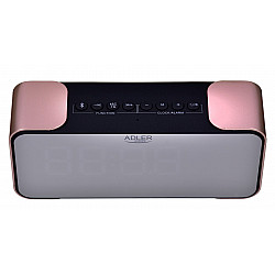 Adler Wireless alarm clock with radio AD 1190 Alarm function AUX in Copper/Black