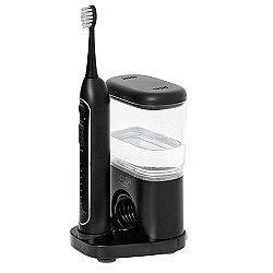Adler 2-in-1 Water Flossing Sonic Brush AD 2180b Rechargeable For adults Number of brush heads included 2 Number of teeth brushing modes 1 Black